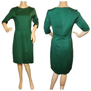 Trina Turk ponte green dress.